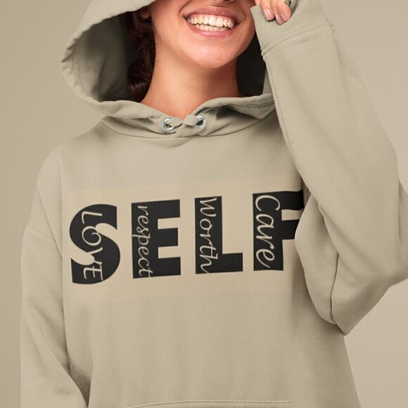 Women's Self Care/ Self ❤ Hoodie - Picture 3 of 5